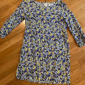 Old Navy Blue Floral dress sz M